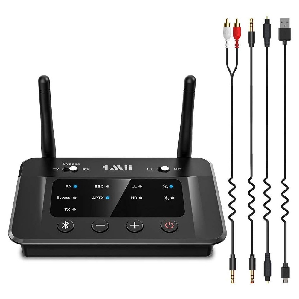 Transmisor Emisor Bluetooth Smart Tv Equipo De Audio Mp3 Dvd Dos Auriculares