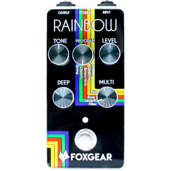 Pedal Reverb Para Guitarra Foxgear Rainbow Reverb