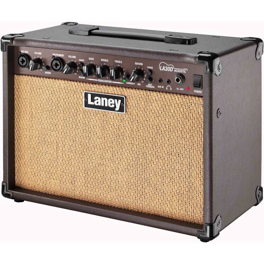 Humo Rana equipo Amplificador Para Guitarra Acústica Laney LA30D 30W | Alteisa