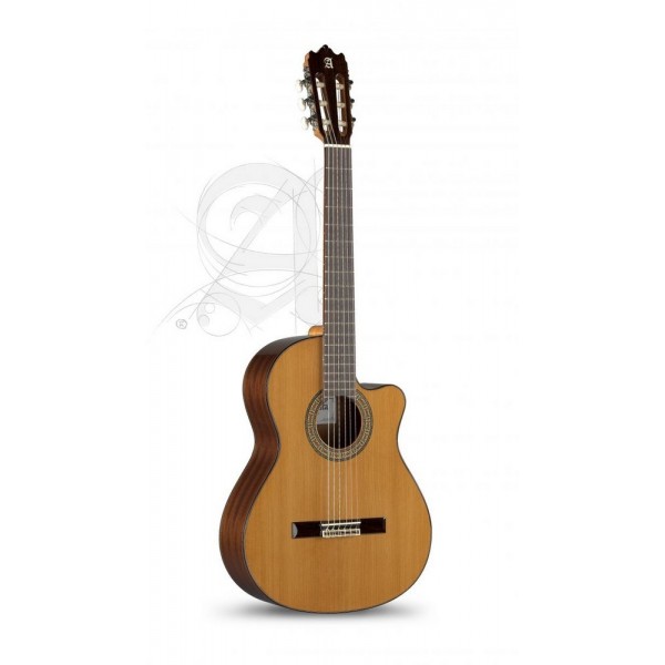 Guitarra Clásica Alhambra 3C CW E1 Cutaway Ancha Electrificada