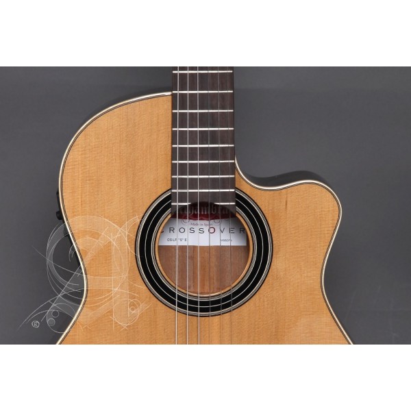 Guitarra Clásica Alhambra Crossover CS-LR CW E1 Cutaway Electrificada