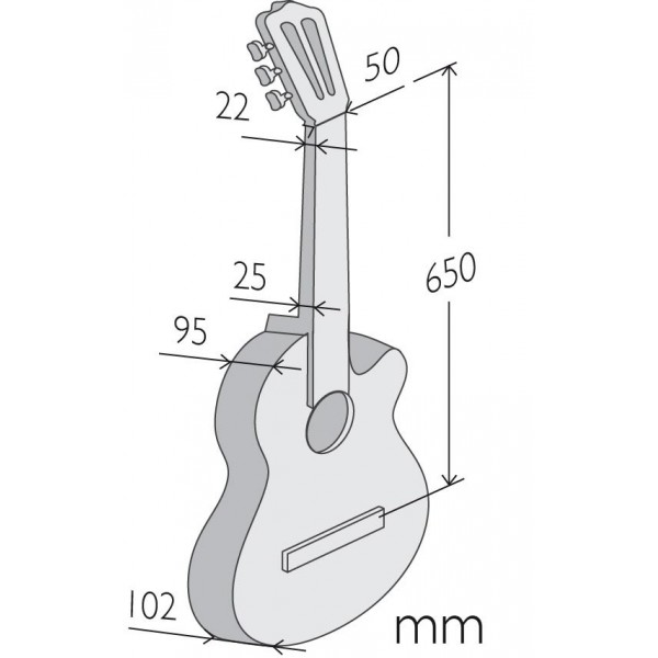 Guitarra Clásica Alhambra Z-Nature CW EZ Electrificada