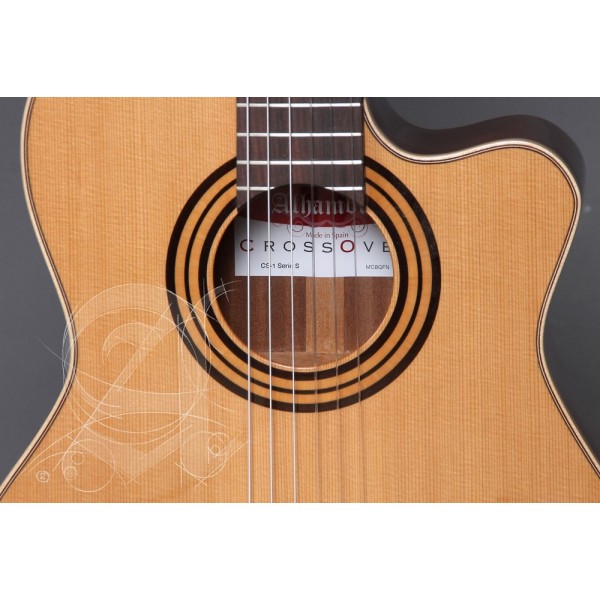 Guitarra Clásica Alhambra Crossover CS-1 CW E1 Cutaway Electrificada