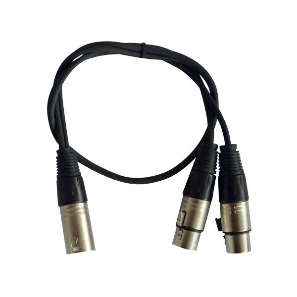 Cable Audiophony XLR 3P Macho-2 XLR 3P Hembra 0,6M