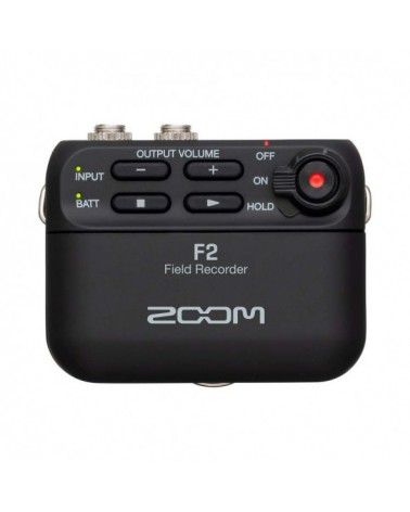 Grabadora Digital Zoom F2/B Grabador De Campo + Micrófono Lavalier Black