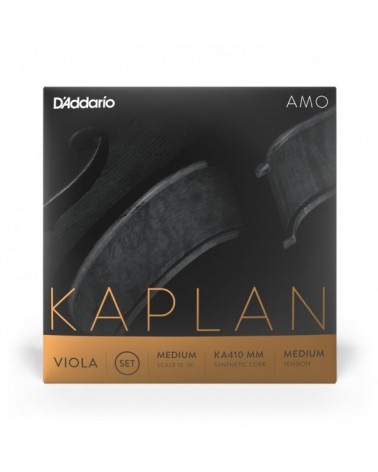 Juego De Cuerdas Para Viola D'Addario Kaplan Amo Escala Media Tensión Media KA410 MM
