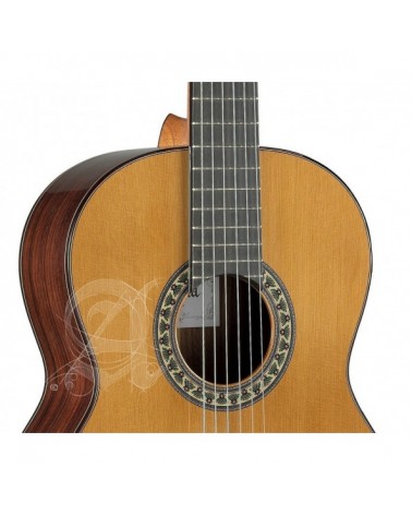 Guitarra Clásica Alhambra 5P 7/8 Con Funda 9730 10 mm