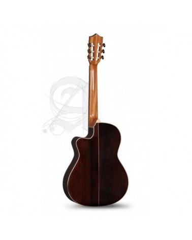 Guitarra Clásica Alhambra Crossover CS-3 CW E8 Cutaway Electrificada Con Funda 9738 25 mm