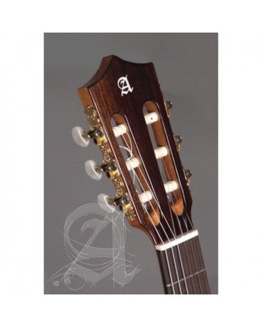 Guitarra Clásica Alhambra Crossover CS-LR CW E1 Cutaway Electrificada Con Funda 9738 25 mm