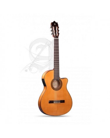 Guitarra Flamenca Alhambra 3 F CT E1 Cutaway Cuerpo Estrecho Electrificada