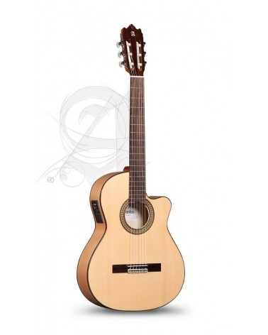 Guitarra Flamenca Alhambra 3 F CW E1 Cutaway Electrificada