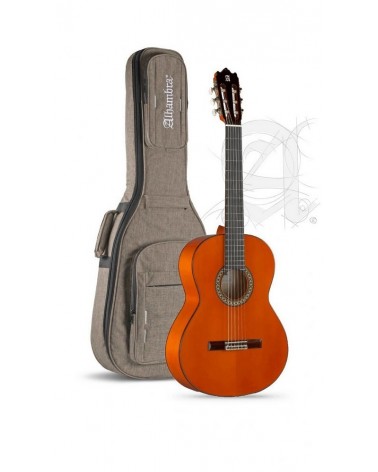 Guitarra Flamenca Alhambra 4 F Pure C Con Golpeador Con Funda 9738 25 mm
