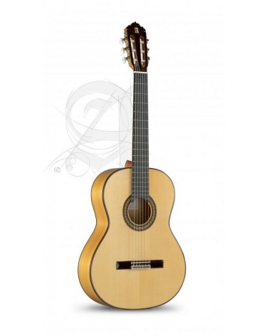 Guitarra Flamenca Alhambra 7 Fc Con Golpeador Con Funda 9738 25 mm