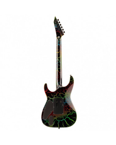 Guitarra Eléctrica LTD M1 CTM 87 RBCRK Rainbow Crakle