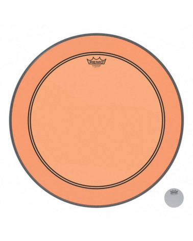 Parche Remo 20" P3-1320-CT-OG Colortone Powerstroke 3 Clear Naranja