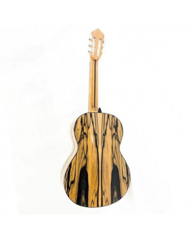 Guitarra Clásica Alhambra 6 Exotics Woods Ébano Blanco Con funda 9738 25 mm