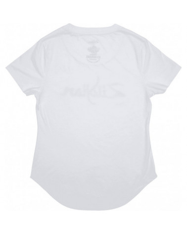Camiseta De Chica Zildjian Con Logo Blanca M, L, XL