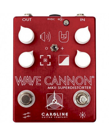 Pedal Overdrive, Distortion, Boost y Fuzz Caroline WAVE CANON MKII