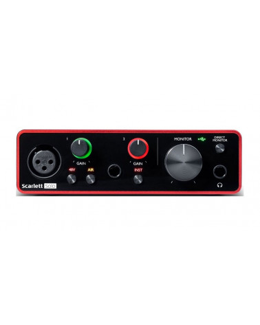 Interfaz De Audio Scarlett Solo 3RD Gen USB Focusrite