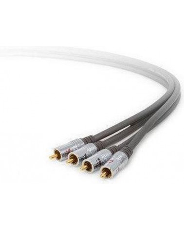 Cable 2RCA-2RCA Tech Link 1M 8 Oro