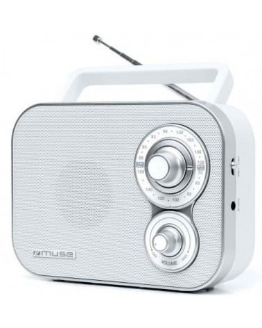 Radio Portátil Muse M051RW Dual White