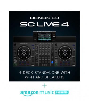 Controladora De DJ Denon SC Live 4