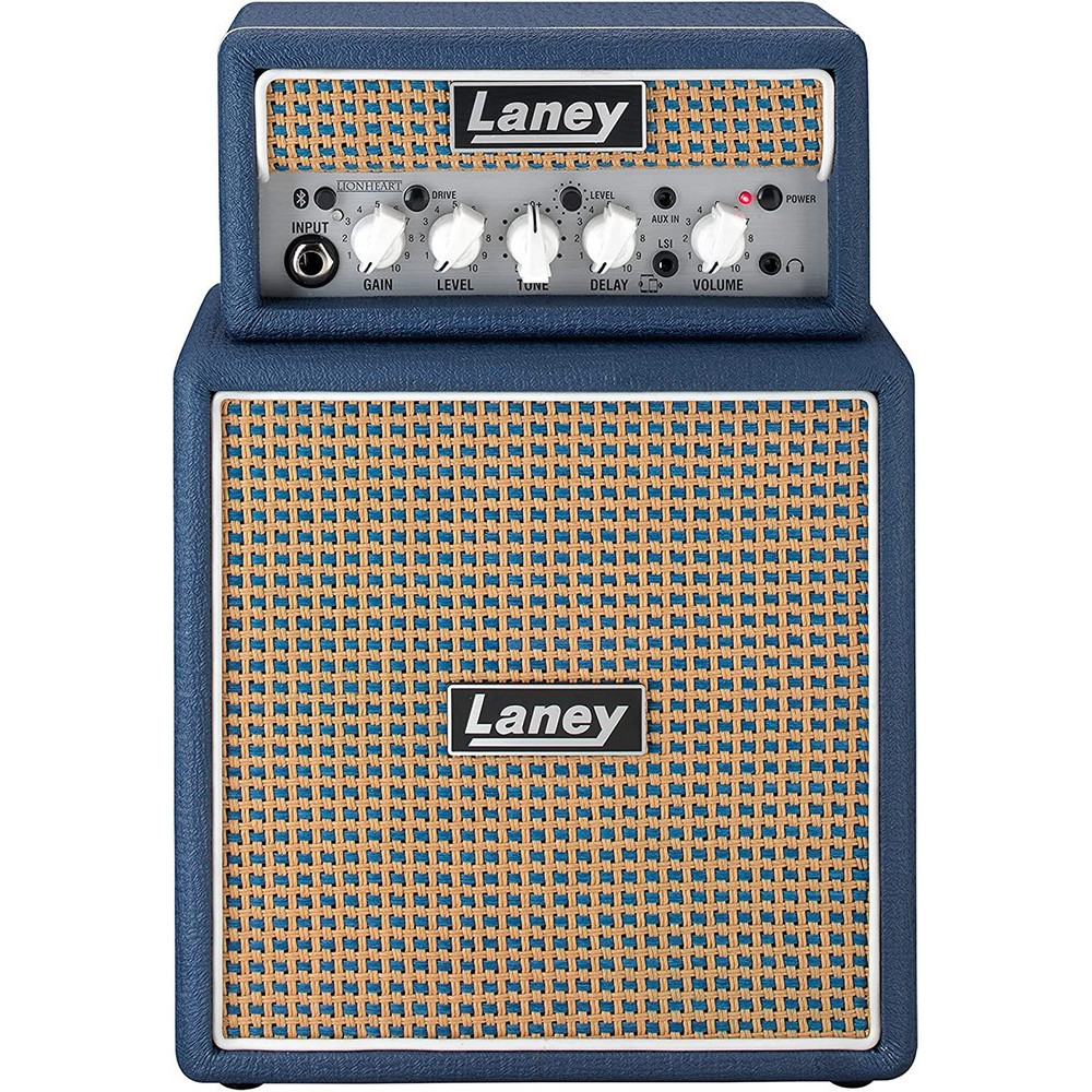 Mini Amplificador Combo Para Guitarra Stack Smart Lionheart Laney MINISTACK-B-LION Stereo Con Delay Y Bluetooth