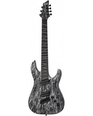 Guitarra Eléctrica De 7 Cuerdas Schecter C-7 MS Silver M. SVM