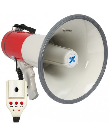 Megáfono Vonyx MEG050 Megáfono 50W Grabación, Sirena Y Micrófono