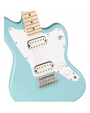 Guitarra Eléctrica Squier Mini Jazzmaster HH Maple Daphne Blue MN DPB