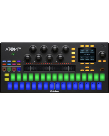 Controlador De Producción Híbrido Con Pads / Teclado MIDI PreSonus ATOM SQ Controller