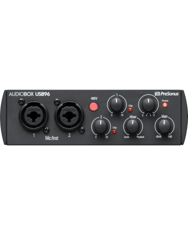Kit De Grabación Interfaz De Audio PreSonus AudioBox USB 96 Studio Ultimate + Micrófono + Auriculares + Cable + DAW