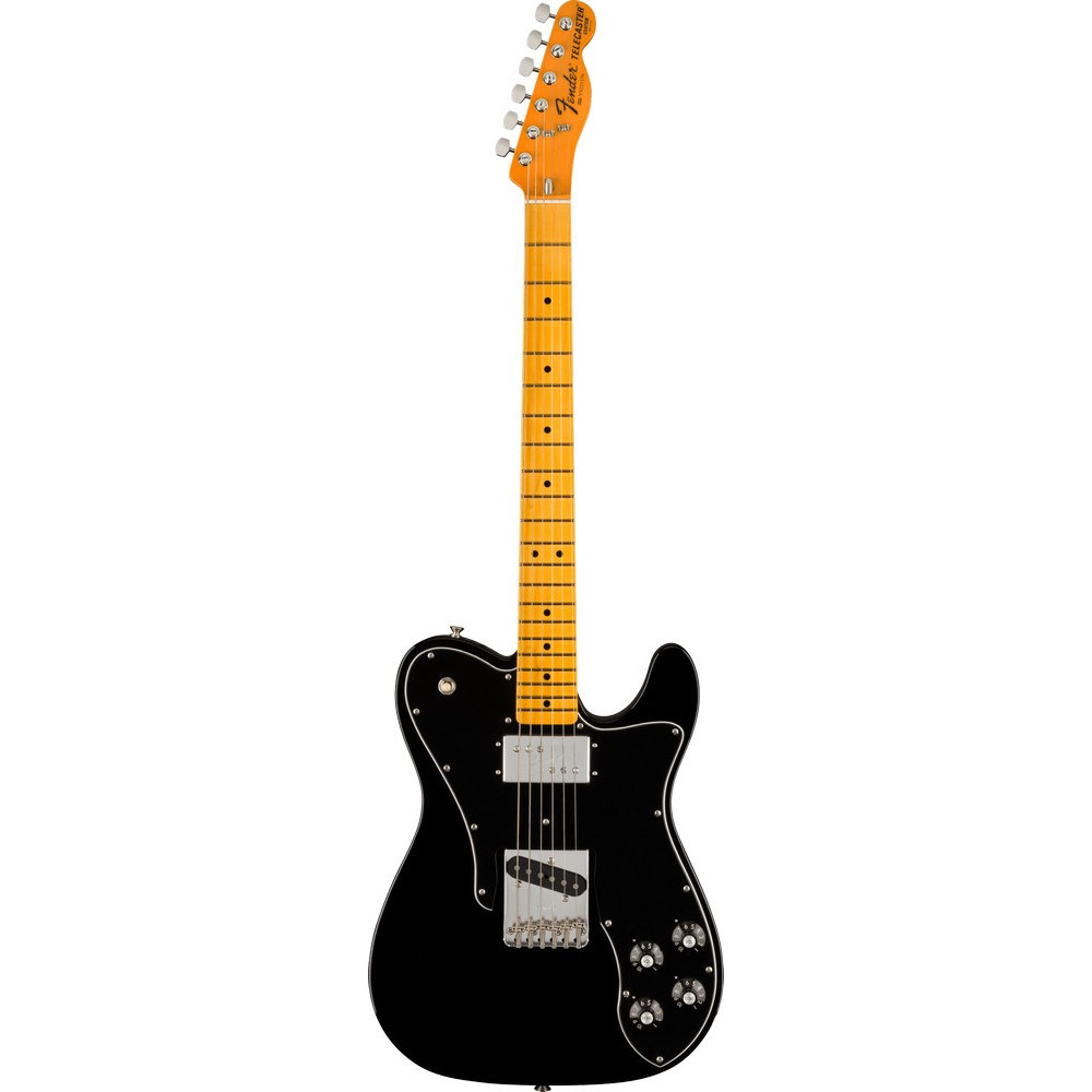 Guitarra Eléctrica Fender American Vintage II 1977 Telecaster Custom Maple Black MN BLK