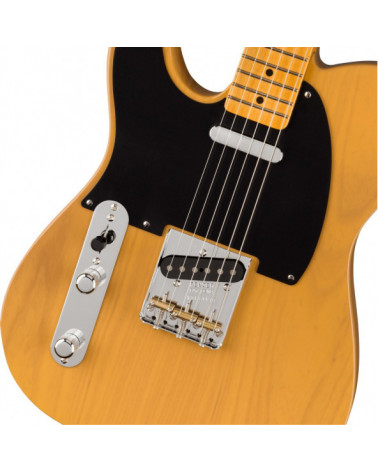 Guitarra Eléctrica Para Zurdo Fender American Vintage II 1951 Telecaster Left-Hand Maple Butterscotch Blonde LH MN BTB
