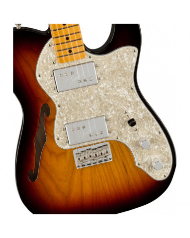 Guitarra Eléctrica Fender American Vintage II 1972 Telecaster Thinline Maple 3-Color Sunburst MN WT3TB