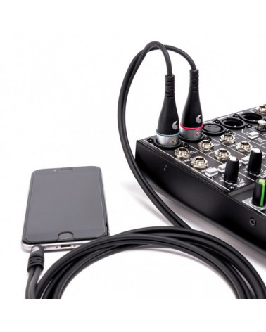 Cables De Audio D'Addario De 1/8" A XLR Dual Custom Series PW-MPXLR-06
