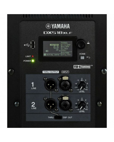 Altavoz Subwoofer Autoamplificado Yamaha Powered Speaker System DXS18XLF 1.600W 18" Negro