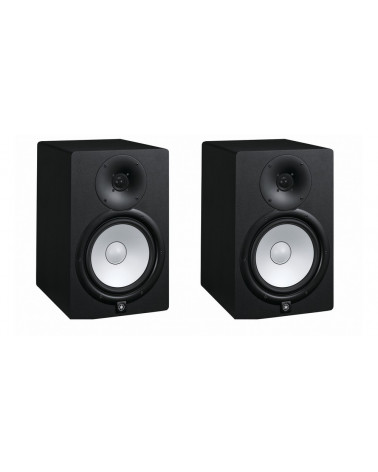 Monitores De Estudio Activos Yamaha Powered Speaker System HS8MP 2 Vías 75W+45W Negro (Pareja)