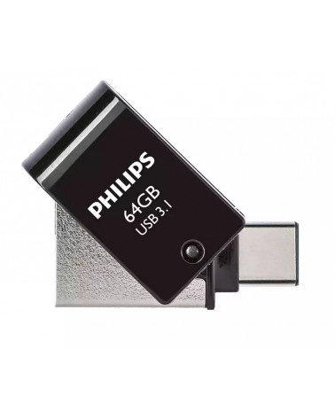 Memoria USB 3.1 Philips 64GB 2 en 1 (USB y USB-C)