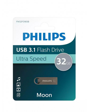 Memoria USB 3.1 Philips 32GB Moon Edition