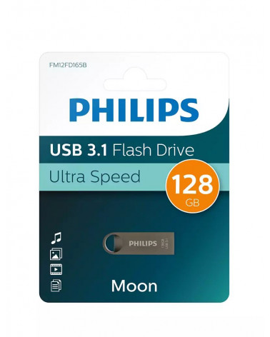 Memoria USB 3.1 Philips 128GB Moon Edition
