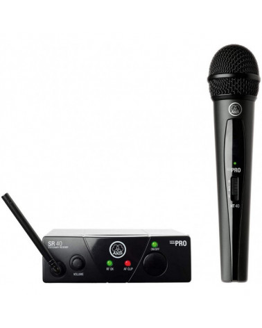 Sistema Inalámbrico UHF AKG 40 Vocal Band ISM1 Con Micrófono Y Receptor