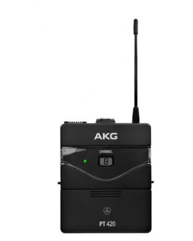 Sistema Inalámbrico UHF AKG 420 Headworn Band A Con Petaca, Micrófono Diadema Y Receptor
