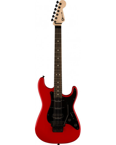Guitarra Eléctrica Charvel Pro-Mod So-Cal Style 1 FR E Ebony Ferrari Red PM SC4 HSS FR FERRARI RED
