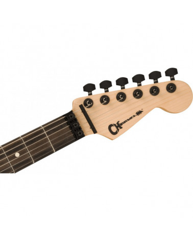 Guitarra Eléctrica Charvel Pro-Mod So-Cal Style 1 FR E Ebony Lambo Green PM SC4 HSS FR LAMBO GRN