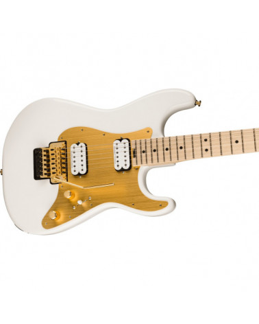 Guitarra Eléctrica Charvel Pro-Mod So-Cal Style 1 FR M Maple Snow White PM SC1 HH FR SNOW WHT W/GLD AL PG