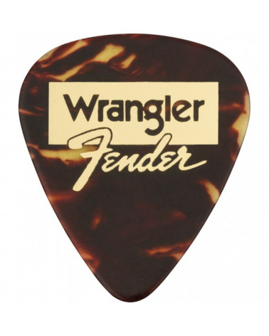 Juego De Púas Fender and Wrangler Picks 351 Shape Tortoiseshell (8)