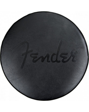 Taburete Fender Embossed Black Logo Barstool Black/Black 30"