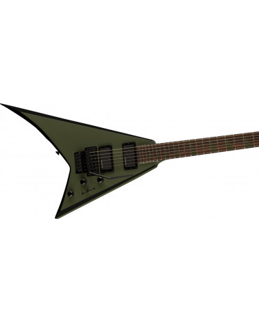 Guitarra Eléctrica Jackson X Series Rhoads RRX24 Laurel Matte Army Drab Black Bevels M ARM DRB BLK BVLS