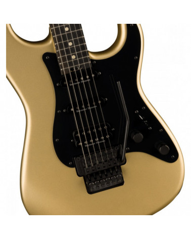 Guitarra Eléctrica Charvel Pro-Mod So-Cal Style 1 FR E Ebony Pharaohs Gold PM SC4 HSS FR PHARAOHS GOLD